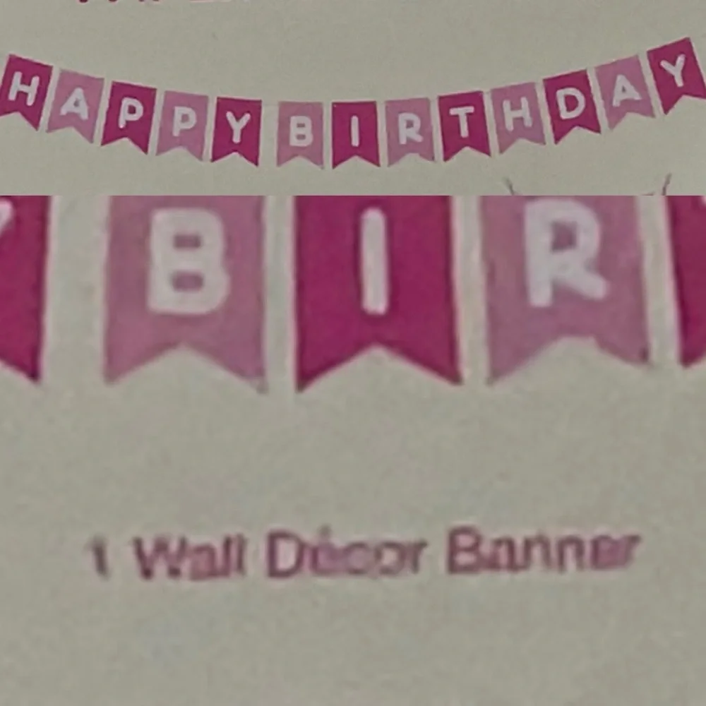 Hello Kitty Cake Topper and Banner